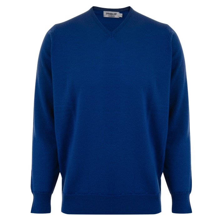 ProQuip Mens Merino V Neck Golf Sweater